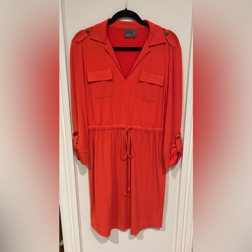 Beautiful long sleeve dress - great condition and light weight fabric.